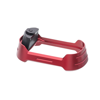 Tyrant CNC TDG48MWRED  Magwell Fits Glock 43x/48 Red Aluminum                                                                                                                                           