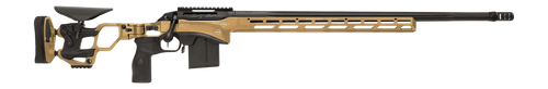 Cadex Inc CDXSSPRO6526CP20I2B1N CDX-SS Seven S.T.A.R.S. Pro 6.5 Creedmoor 10+1 26" Black DLC Fluted Threaded Barrel, Hybrid Tan Cerakote Receiver, ARCA Rail,  M-LOK Handguard, Hybrid Tan Adjustable Fo