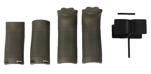 Glock 39844  Backstrap/Beavertail Set Battlefield Green Polymer                                                                                                                                         