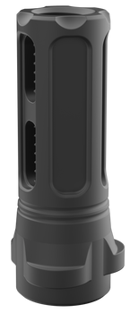 Breek Arms BRK4320 Sentinel Caged Flash Hider Black Nitride Steel 1/2"x28 Threads 223 Cal/5.56mm Compatible w/ Breek-LOK 3QD                                                                            