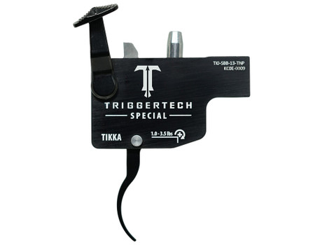 TriggerTech TI0SBB13TNP Diamond Black Curved Lever Fits Tikka Right Hand
