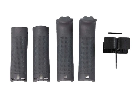 Glock 39709 Backstrap/Beavertail Set Gray Polymer