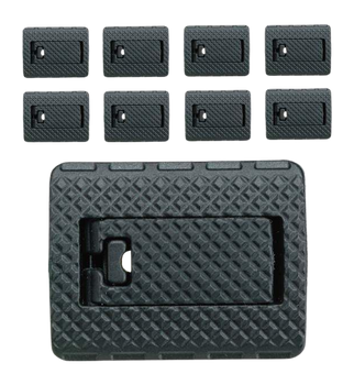 FAB FX-MALC2B     LOCKING RAIL COVER WIDE 9PACK