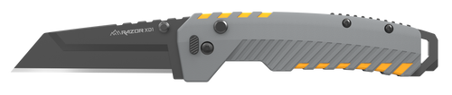 Outdoor Edge XDS230AC Razor XD2  3" Folding Plain 420J2 SS Blade Gray/Yellow                                                                                                                            