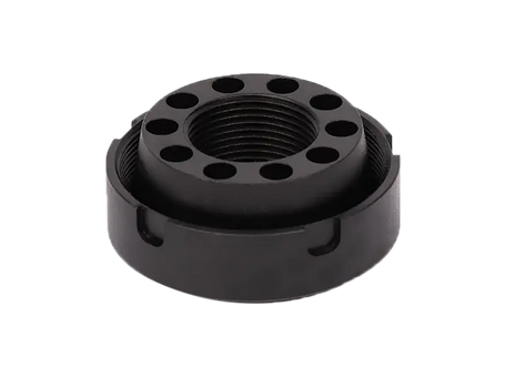 SilencerCo AC4741 Charlie Direct Thread Mount Fits 11/16"x24 Stainless Steel Oxide Black                                                                                                                