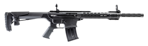 Gforce Arms GF251220 GF25  12 Gauge Semi-Auto 3" 5+1 20" Black Cerakote Spiral Threaded Barrel, Black Cerakote Picatinny Rail Aluminum Receiver, Black Adjustable Synthetic Stock  w/Black Rubber Grip  