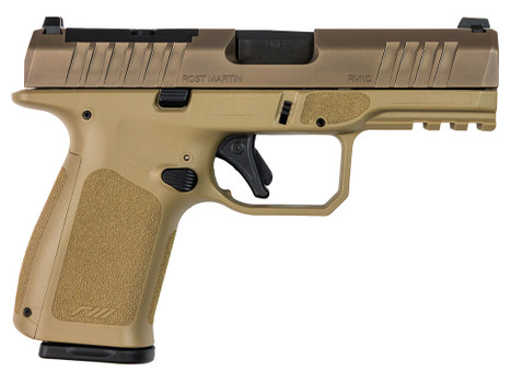 Rost Martin RM1CMOVOSP10 RM1C 9mm Luger 10+1 4" Black Optic Ready/Serrated Slide Black