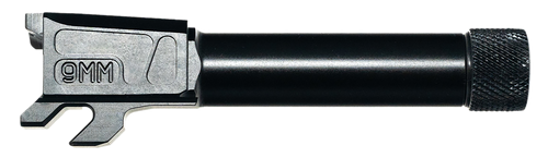 Faxon Firearms M&PA910NSNOQ-T Duty Series  9mm Luger Threaded Black Nitride Steel, Fits M&P Shield 3.1"                                                                                                 
