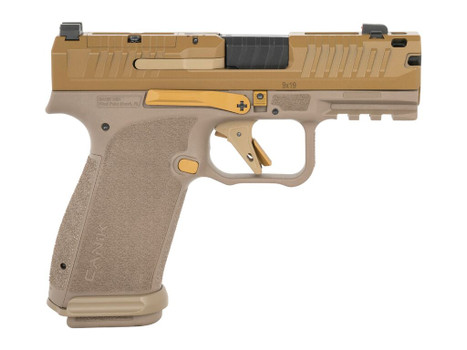 Canik HG8328DM-N Mete MC9 Prime 9mm Luger 17+1 3.64" Compensated Barrel, Steel Optic Ready/Serrated Slide, Polymer Frame w/Picatinny Rail, Textured Grip