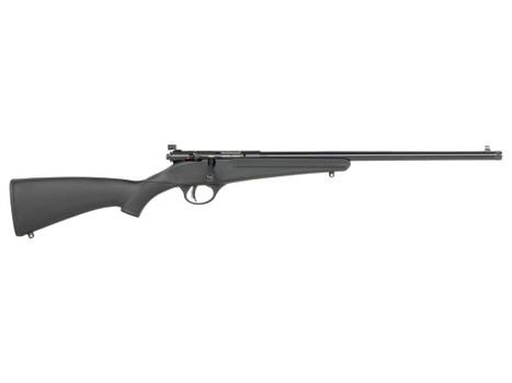 Savage Arms Rascal F-SR 22 LR 1rd 16.13" Matte Black Single Shot Threaded Barrel, Black Synthetic Stock, Left Hand
