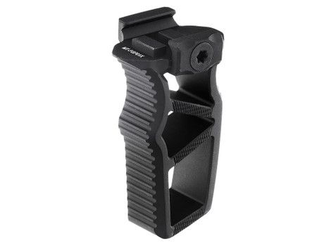 Leapers MTFGP01X Ultra Slim Foregrip Matte Black Anodized Aluminum
