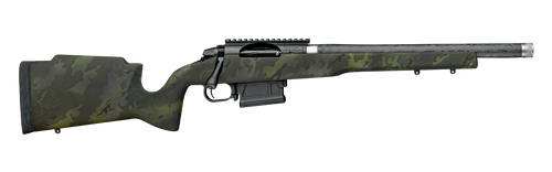 Proof Research 150764 Elevation 2.0 6.5 PRC 3+1 20" Carbon Fiber Match Grade Threaded Barrel, Black Receiver w/Picatinny Rail, Midnight Camo Fixed Carbon Fiber Stock, Right Hand                       