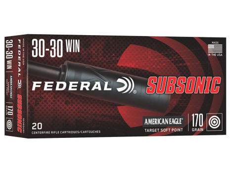 FED 3030SUB1 3030 170GR TSP SUBSONIC 20/10