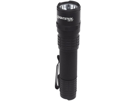 Nightstick USB320 USB Rechargeable EDC Flashlight Black Anodized 320 Lumens White LED