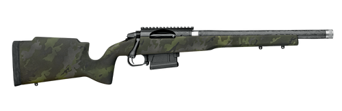 Proof Research 151198 Elevation MTR 2.0 22 Creedmoor 4+1 18" Carbon Fiber Match Grade Threaded Barrel, Black Receiver w/Picatinny Rail, Midnight Camo Proof Fixed Carbon Fiber Stock, Right Hand        