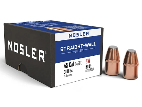 Nosler 38068 Straight Wall 458Cal 300gr Power Point 50CT