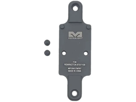 Meprolight USA 901141043 Optics Plate Shotgun Matte Black Aluminum Remington 870 RMR Footprint Mount