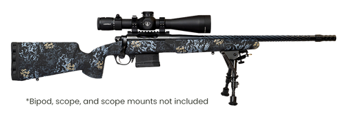 Horizon Firearms HRF-VNP-300P-24R-P Vandal Prime 300 PRC 24" Black Chrome Spiral Fluted Threaded Barrel, Black Chrome Steel Receiver w/Picatinny Rail, Arca Rail Forend, Textured Iota EKO Carbon Fiber 