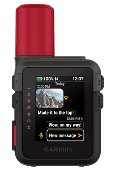 Garmin 0100338710 inReach Mini 3 Plus Black/Red Size Compact Sunlight-Readable/Transflective Color MIP                                                                                                  