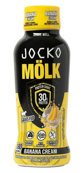 Jocko Fuel 29090 Banana Cream Protein Shake 12oz 12Pack                                                                                                                                                 