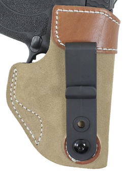 DeSantis Gunhide 106NA5ZZ0 Sof-Tuck  IWB Natural Fits S&W Bodyguard 2.0 Right Hand                                                                                                                      