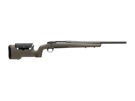 Browning 036122297 X-Bolt 2 Special Max LR SPR Full Size 300 PRC 3+1 22" Matte Black Heavy Sporter Threaded Barrel, Matte Black Steel Drilled & Tapped Receiver, OD Green/Black Adjustable Max Synthetic
