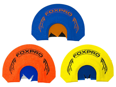 Foxpro CSSPURTKRCOMBO Spurtaker Combo Diaphragm Call Attracts Turkey Blue/Orange/Yellow 3 Pack