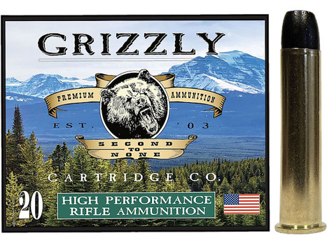 Grizzly Ammo GC45/701 45-70Gov 405gr Round Nose Flat Point 20 Per Box/10 Case