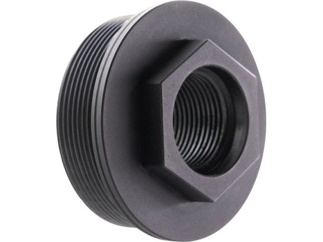 CMMG 11DB017 Zeroed HUB Mount Fits 1/2"x28 Stainless Steel Black