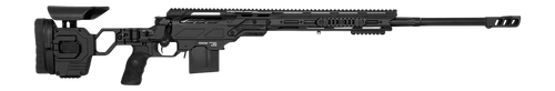 Cadex Inc CDX33LITE33827BR30I2D3 CDX-33 Lite 338 Lapua Mag 5+1 27" Black DLC Fluted Threaded Barrel, Black Cerakote Receiver w/Picatinny Rail, M-LOK Handguard, Adjustable Folding Black Buttstock, Blac