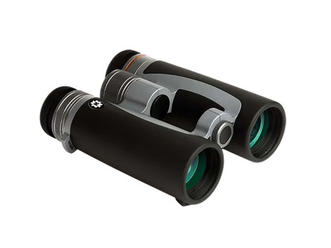 Konus 2348 Prince 8x42mm Bak-4 Prism, Center Focus, Black/Silver Aluminum w/Rubber Armor