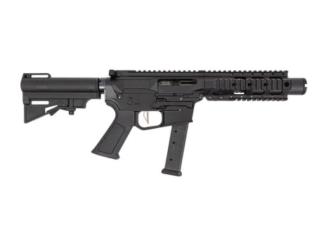 Dpms Panther Arms DP51655231780 Kitty Kat G9 9mm Luger 27+1 4" Black Nitride Heavy Threaded Barrel, Black Hardcoat Anodize Aluminum Receiver w/Picatinny Rail, M-LOK Handguard, Black Polymer DPMS CAR B