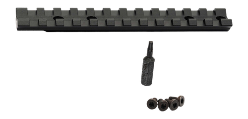 Savage Arms 56442 Scope Rail Revel Black Aluminum 8.40" Long                                                                                                                                            