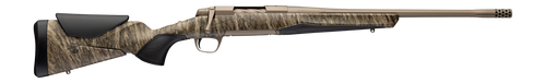 Browning 036147298 X-Bolt 2 Speed SPR Full Size 7mm PRC 3+1 20" Smoked Bronze Cerakote Fluted Threaded Barrel, Smoked Bronze Cerakote Steel Drilled & Tapped Receiver, Mossy Oak Bottomland Adj Vari-Tec
