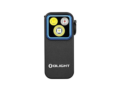 Olightstore Usa Inc OCLIPPROBK Oclip Pro Black Aluminum, Red/White Light 500 Lumens 120 Meters Beam Distance