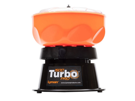 Lyman 7631650 1500 Pro Turbo Tumbler Black/Orange