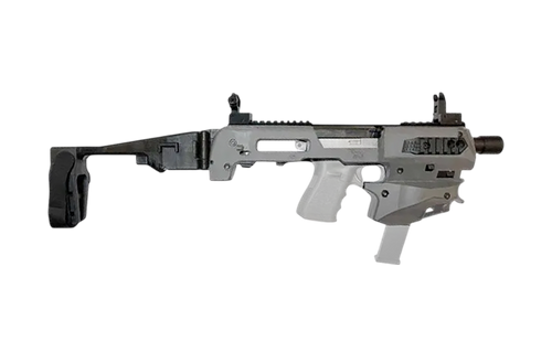 Meta Tactical Llc MCKGEN3TU Micro Conversion Kit Fits Glock Gen3 Tungsten Synthetic Stock                                                                                                               