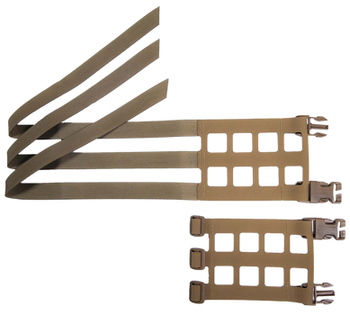 High Speed Gear 40PCC4CB Core Cummerbund 4 Column Coyote Brown Cordura                                                                                                                                  