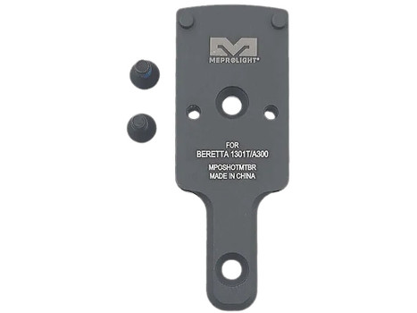 Meprolight USA 901141041 Optics Plate Shotgun Matte Black Aluminum Beretta 1301T/A300 RMR Footprint