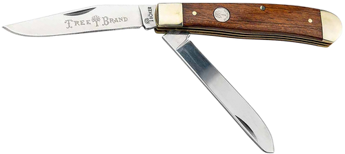Boker 110832 Trapper 2.0 Clip Point/Spey Plain D2 Steel Blade Rosewood Tulip Wood Handle                                                                                                                