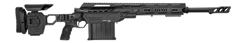 Cadex Inc CDX50DUAL50206BR20I2J5 CDX-50 Tremor 50 BMG 5+1 20.60" Black DLC Match Grade Threaded Barrel, Black DLC Aluminum Receiver w/Picatinny Rail, Adjustable Folding Black Stock, Black Polymer Grip