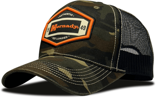 Hornady Gear 32830 Trucker  Camo Hornady Patch                                                                                                                                                          