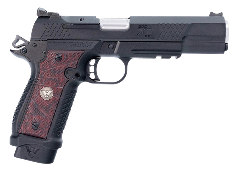 Wilson Combat  EDC X9 2.0 9mm Luger 18+1 5" Barrel, Black Cherry G10 Grip                                                                                                                               