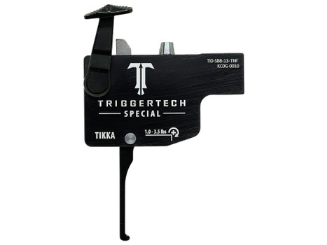 TriggerTech TI0SBB13TNF Diamond Black Flat Lever Fits Tikka Right Hand