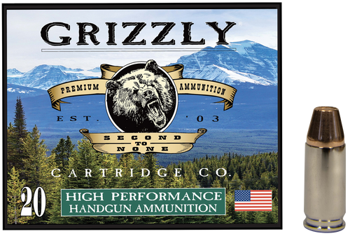 Grizzly Ammo GC9M+P19mm+P Luger 124gr Full Metal Jacket Flat Point 20 Per Box/10 Case                                                                                                                   