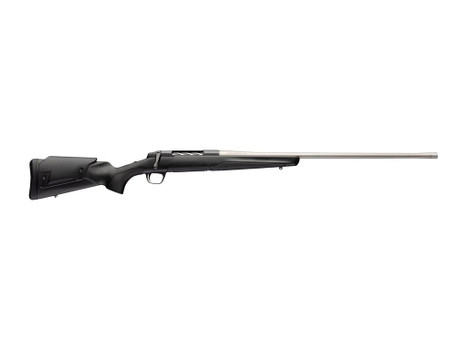 Browning 036118294 X-Bolt 2 Western Hunter Special Full Size 6.5 PRC 3+1 24" Matte Stainless Threaded Barrel, Matte Stainless Steel Drilled & Tapped Receiver, Black Adj Comb Synthetic, Stock Right Han