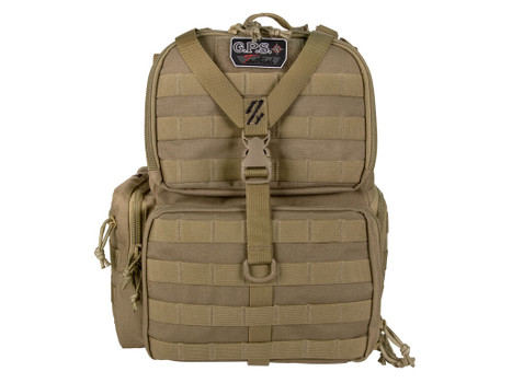 GPS Bags T1612BPT Tactical Range Tan 1000D Nylon Teflon Coating 3 Handguns