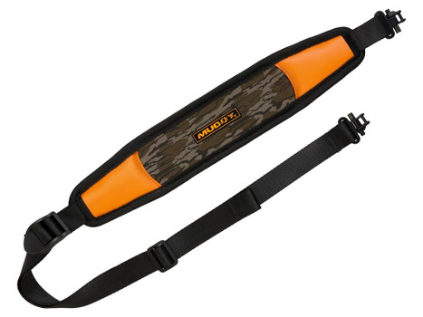 Muddy MUDTRLBSLMOBL Black/Orange Neoprene Adjustable Rifle/Shotgun