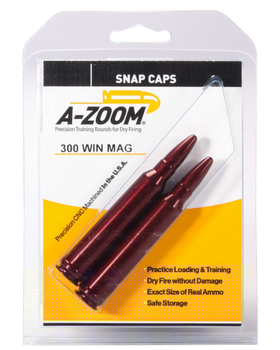 A-Zoom 12237 Rifle Snap Cap 300Win Mag 2Pack                                                                                                                                                            