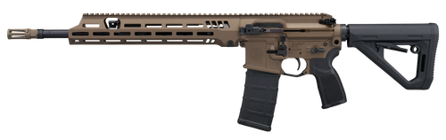 Sig Sauer R516G3556N16BBRZ 516 G3 5.56 NATO 30+1 16" Black Threaded Barrel, Bronze Cerakote Aluminum Receiver w/Picatinny Rail, M-LOK Handguard, Magpul DT Black Polymer Stock, AR Compatible Reduced An